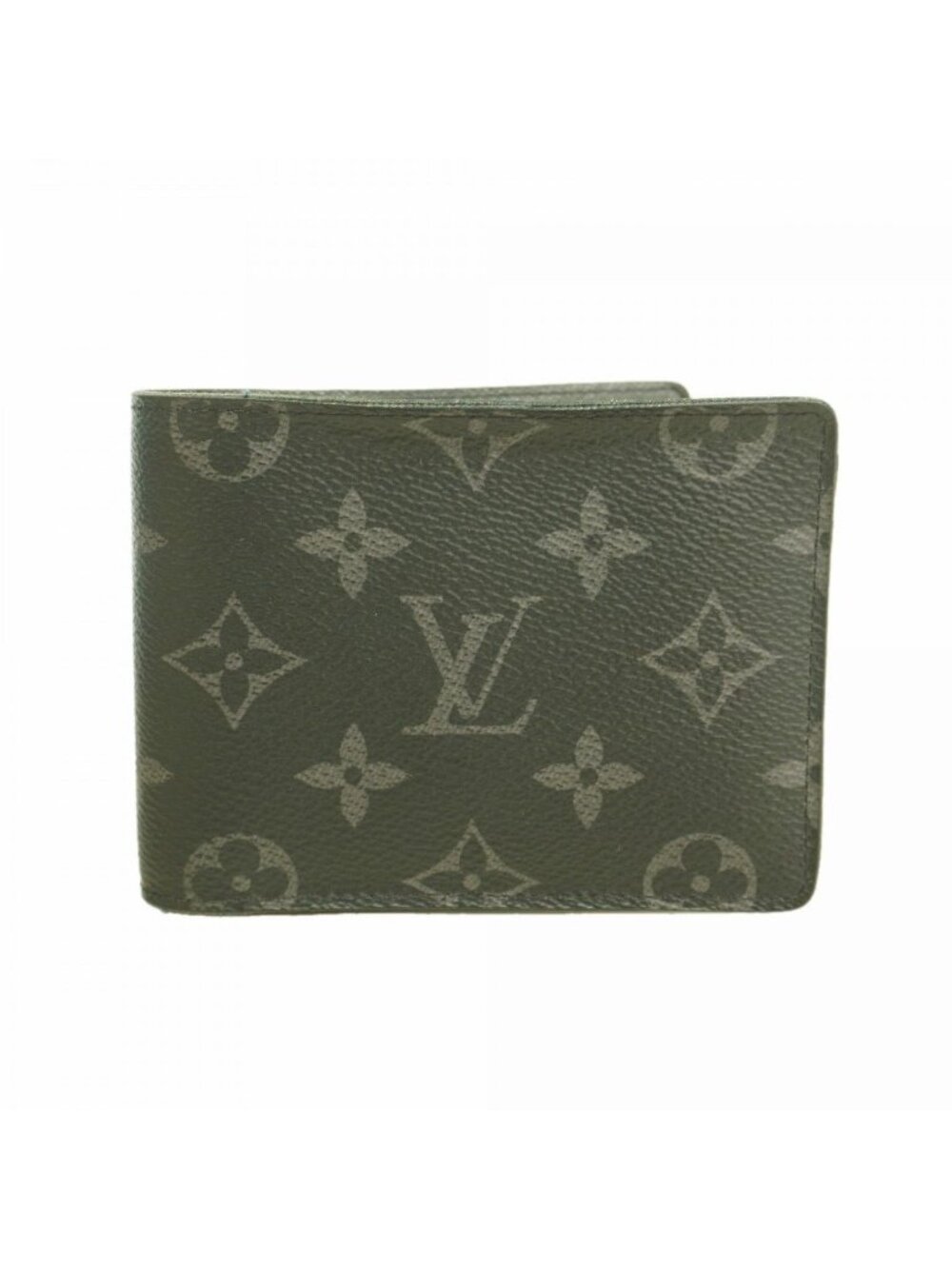 Louis Vuitton Billfold Monogram Eclipse Portefeuille Multiple Black Wallet